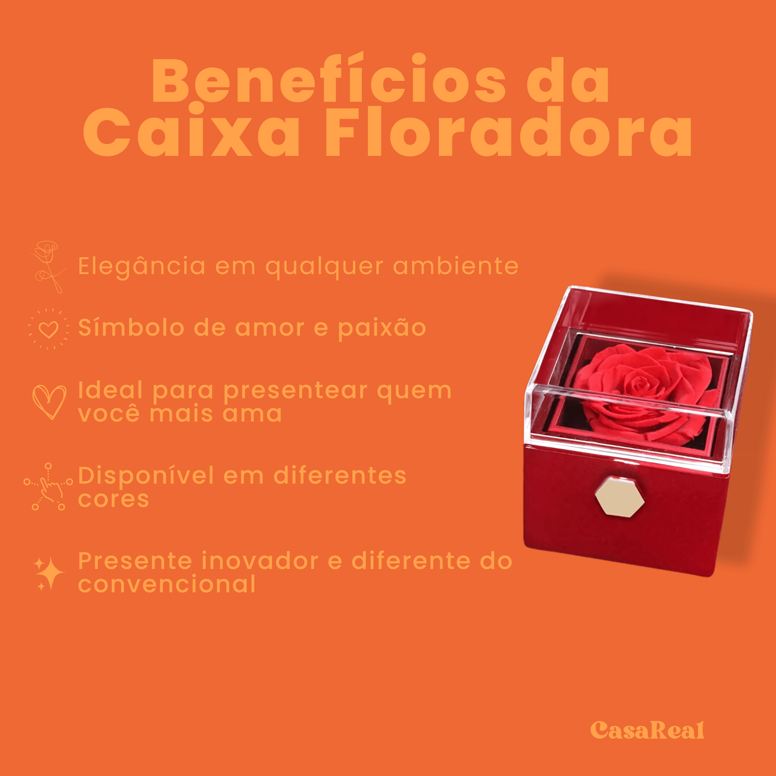 Caixa Floradora da Casa Real™