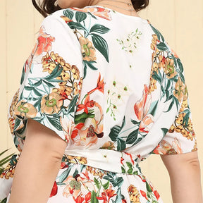 Vestido Plus Size Floral