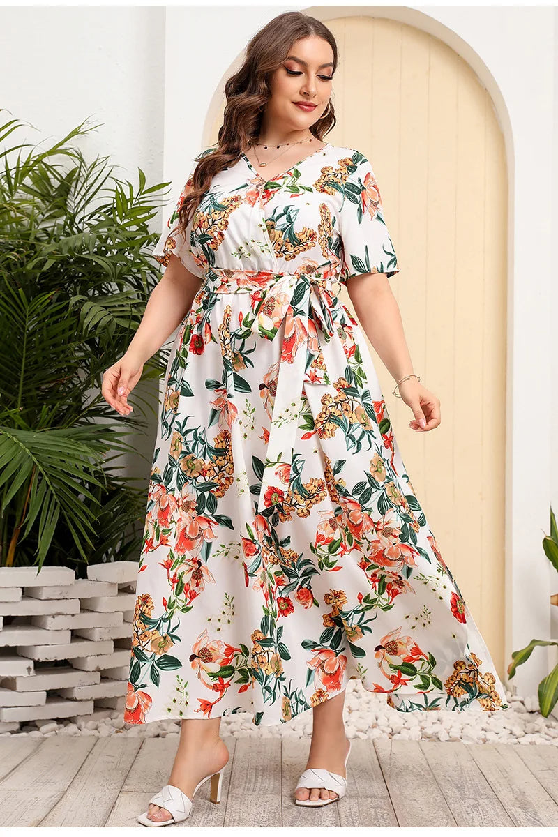 Vestido Plus Size Floral