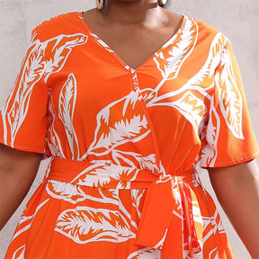 Vestido Plus Size Floral