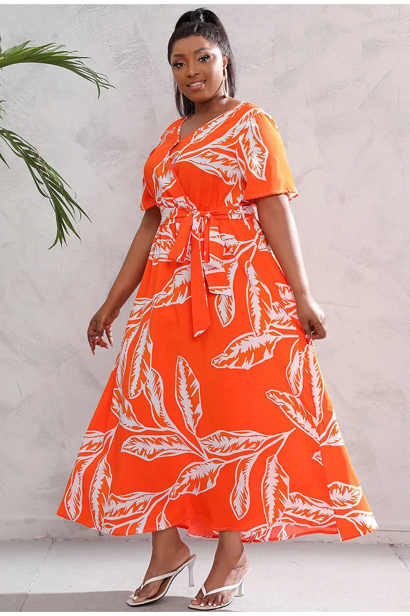 Vestido Plus Size Floral