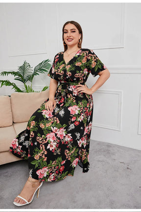 Vestido Plus Size Floral