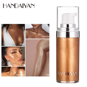 Bronze Spray Handaiyan - Iluminador Corporal Liquido Prova Resistente a Suor