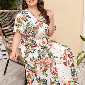 Vestido Plus Size Floral