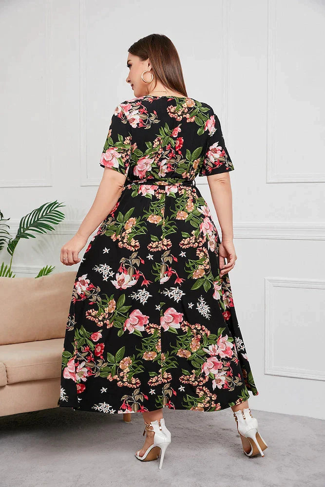 Vestido Plus Size Floral